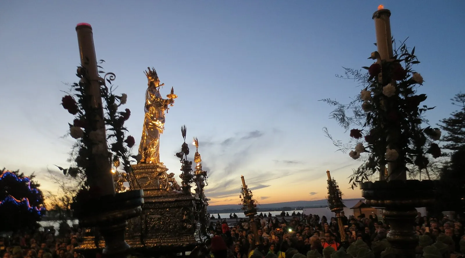 I ceri della festa di Santa Lucia a Siracusa
